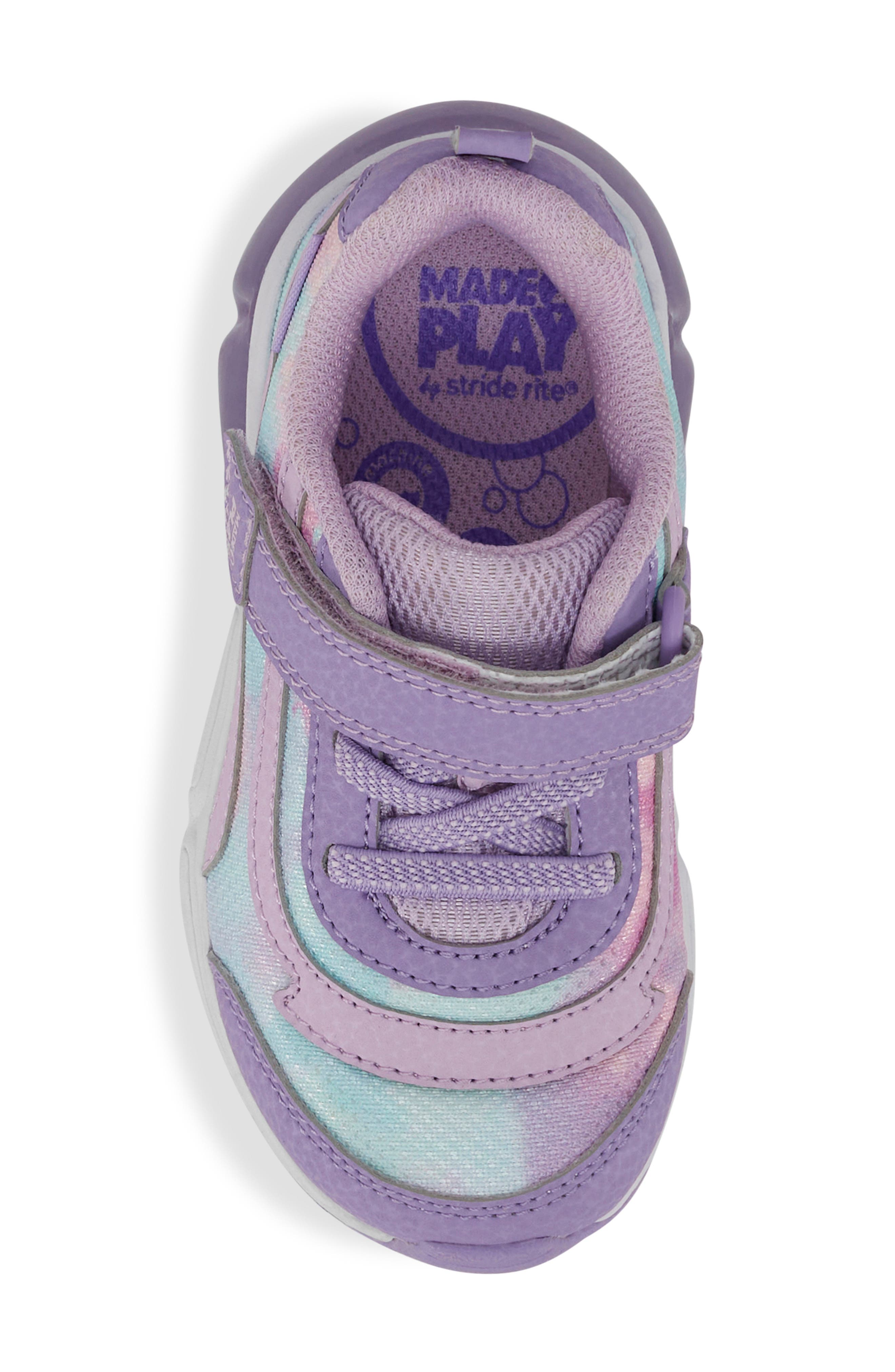 Stride Rite Made2Play<sup>®</sup> Light-Up Surge Bounce Sneaker, Alternate, color, Lilac