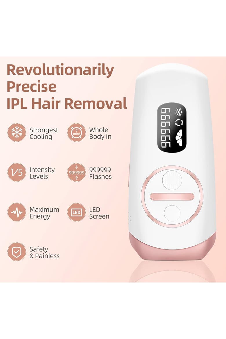 Laser Hair Removal for Women and Men, Alternate, color, White
