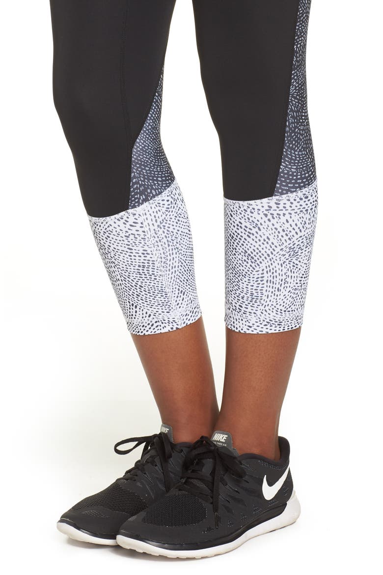 Constellation Print Crop Leggings, Alternate, color, BLACK DESERT PEARL PRINT