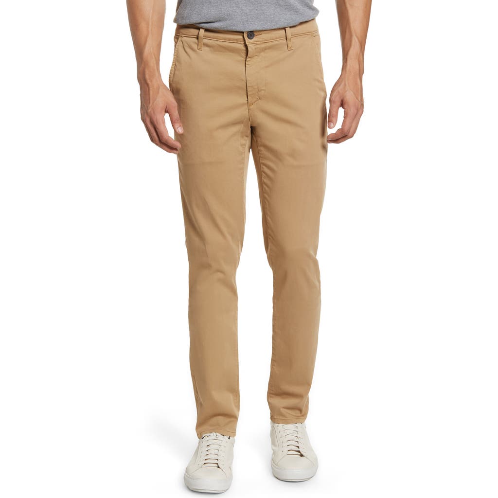 Ag Jamison Slim Straight Leg Pants In Porter Tan