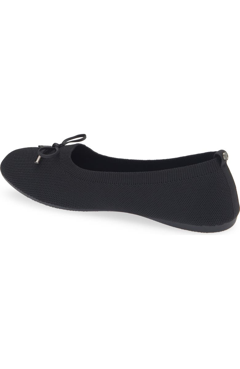 GLORIA VANDERBILT Ellery Bow Charm Knit Flat, Alternate, color, Black