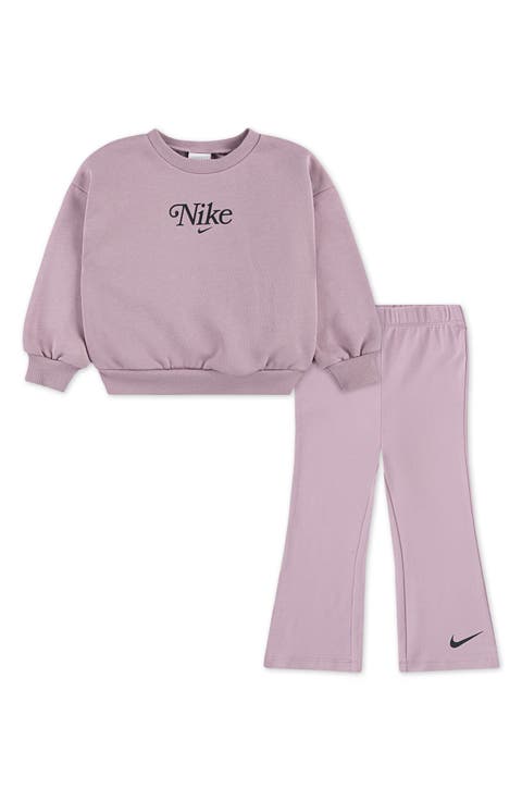 Kids' Cotton Blend Graphic Sweatshirt & Sweatpants Set