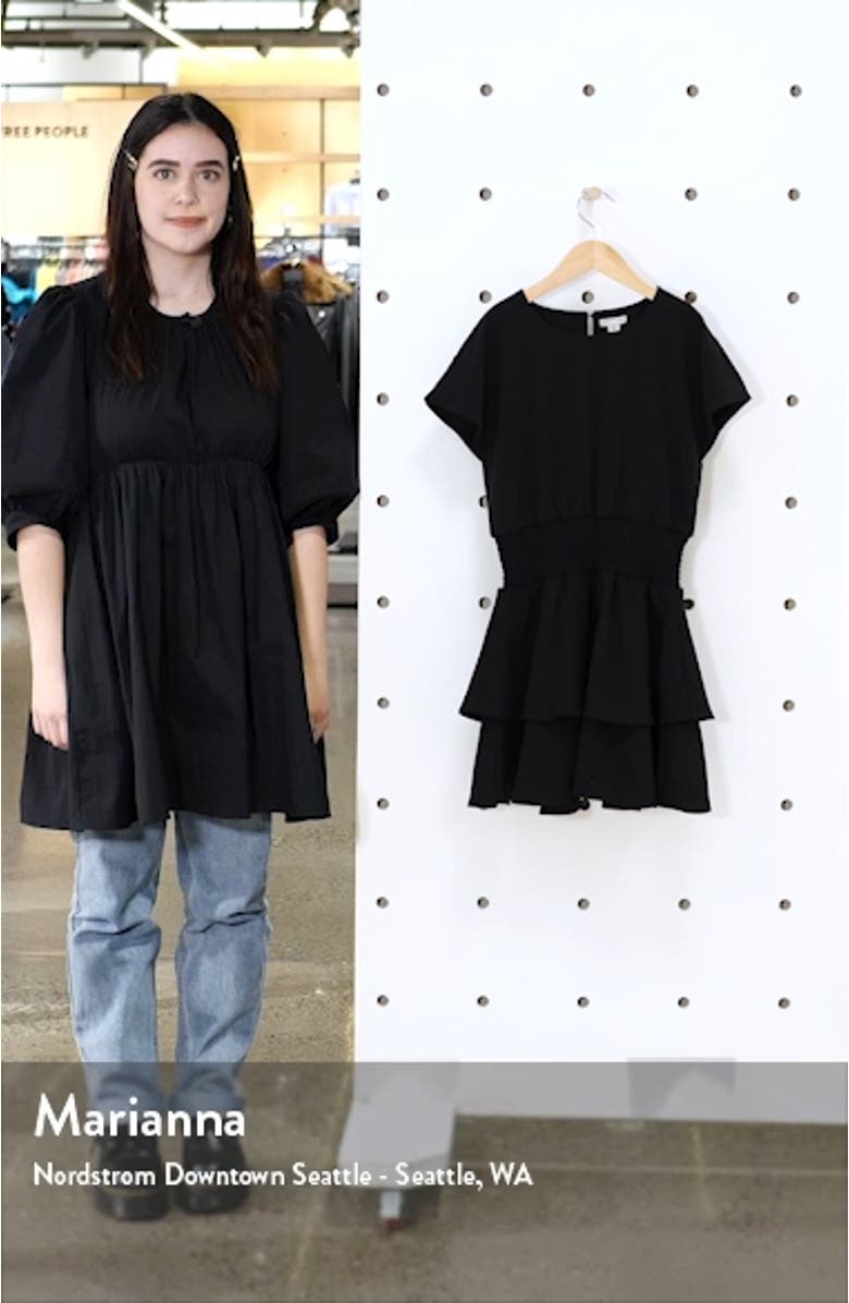 Tiered Crepe Dress, sales video thumbnail