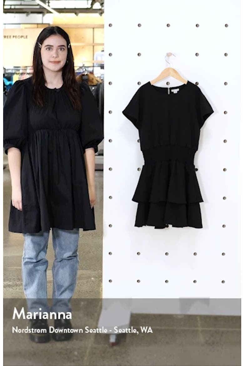 Tiered Crepe Dress video