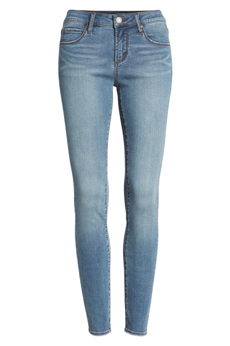 Sarah Skinny Jeans, Alternate, color, DOVER