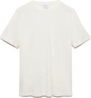 MANGO Slim Fit Linen Blend T-Shirt