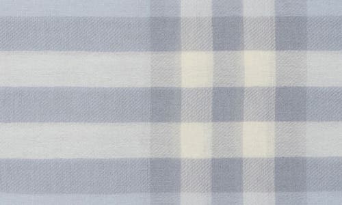 Burberry Giant Check Lightweight Wool Scarf In Blue