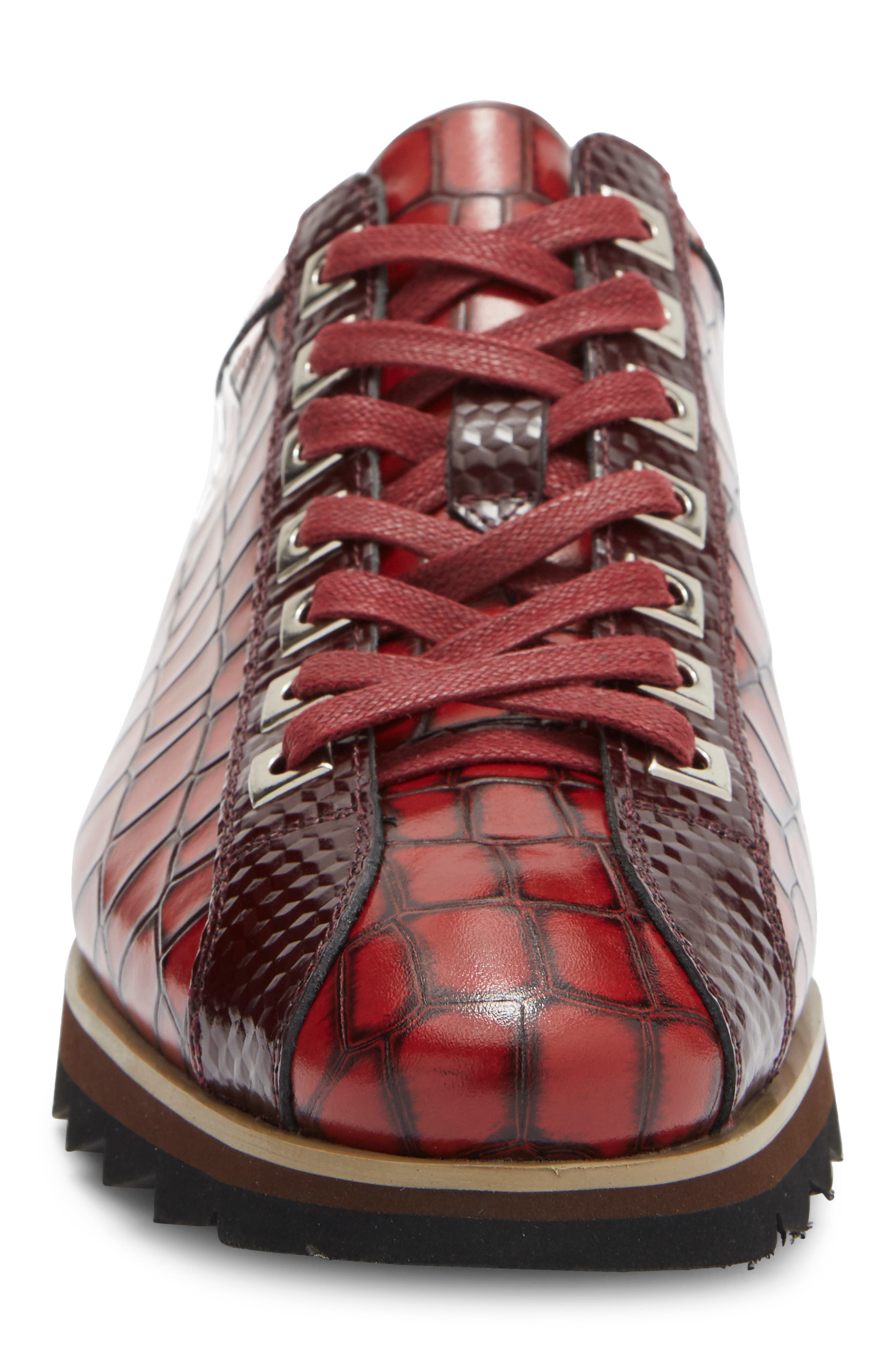 Memphis Sneaker, Alternate, color, BURGUNDY