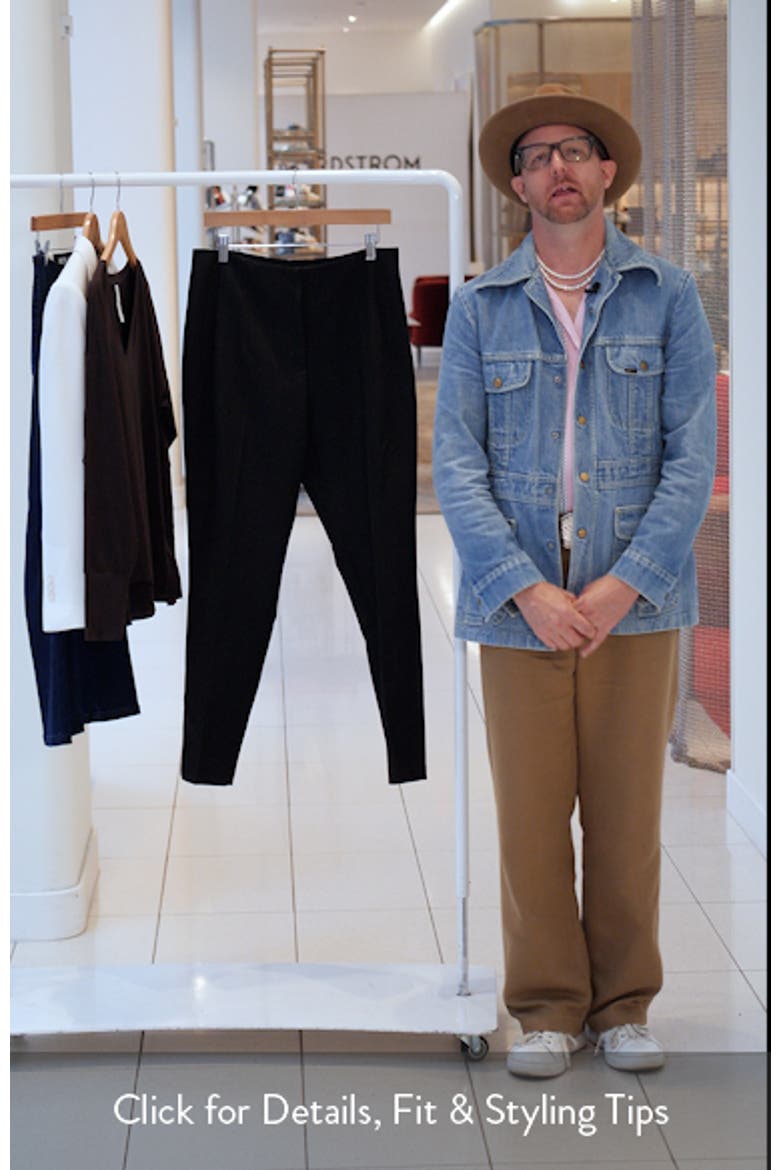 Icon High Waist Ankle Cigarette Pants video