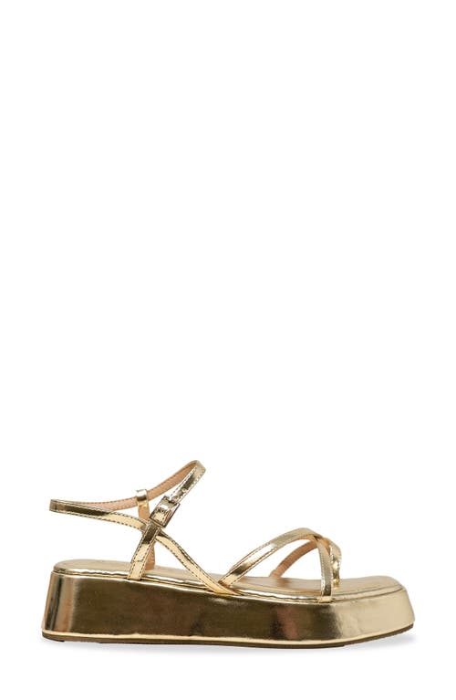 Chase & Chloe Chase And Chloe Olsen Strappy Flatform Sandal