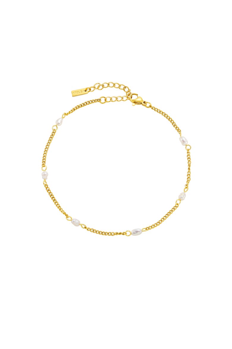 Lovina Freshwater Pearl Bracelet, Main, color, Gold