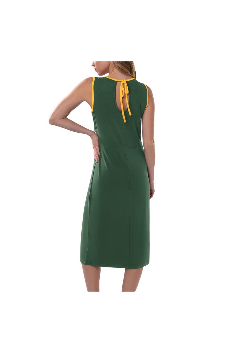 G-III 4HER BY CARL BANKS Women's G-III 4Her by Carl Banks Green Green Bay Packers Main Field Maxi Dress, Alternate, color,