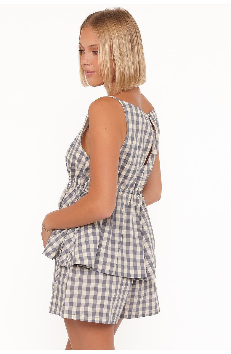 Petal & Pup Rory Gingham Cotton Shorts, Alternate, color, 