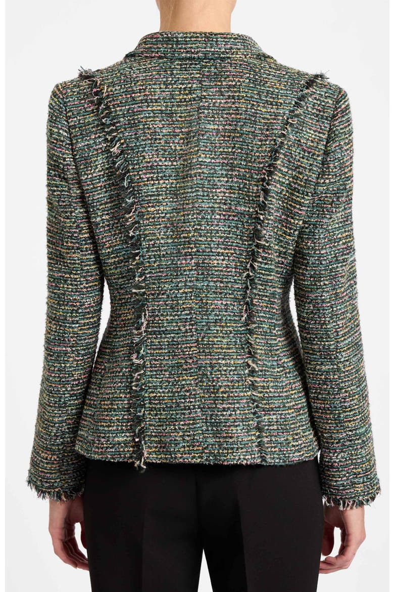 Trish Tweed Jacket, Alternate, color, Evergreen