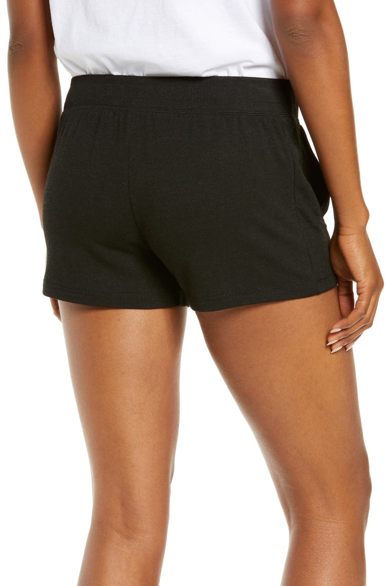 Drawstring Shorts, Alternate, color, BLACK