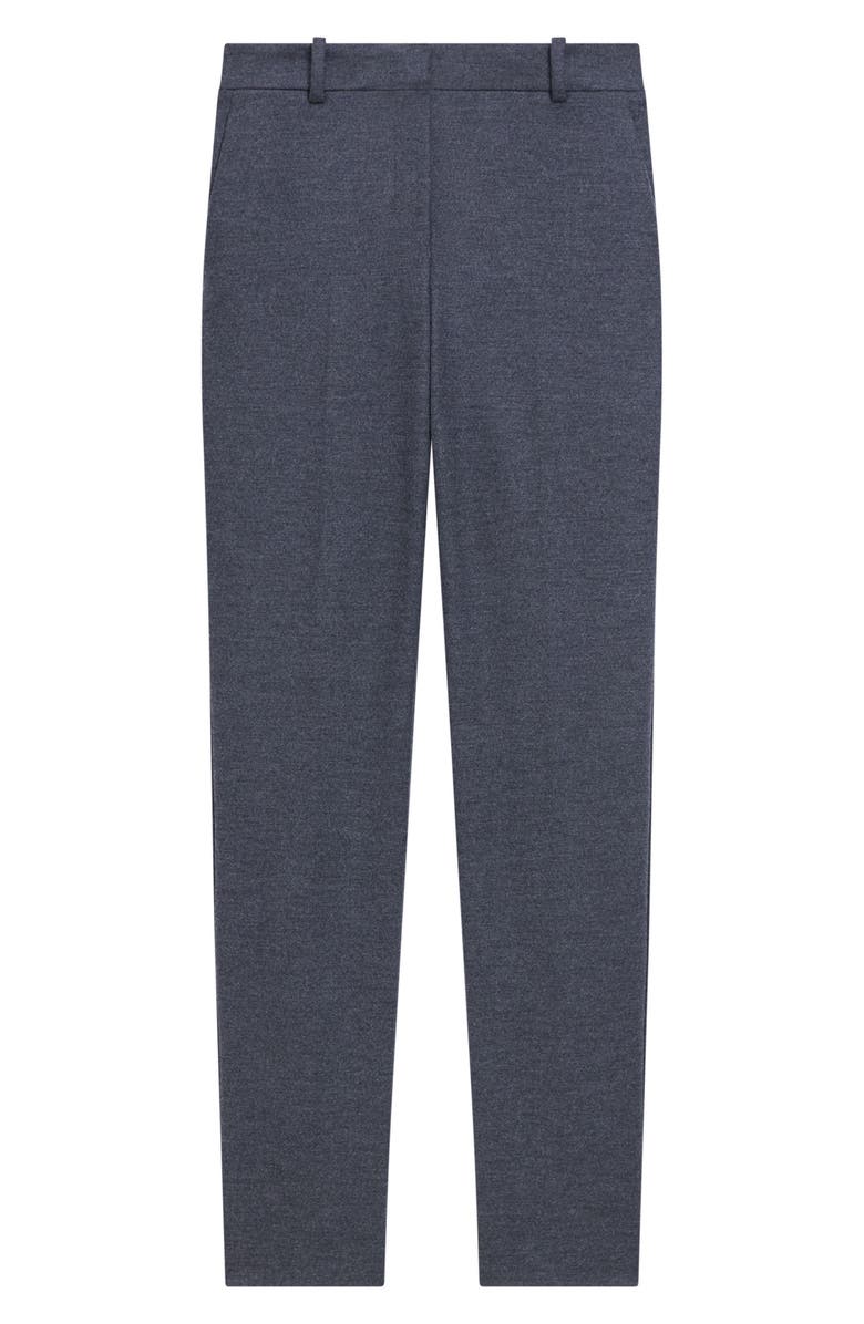 Theory Slim Fit Wool Blend Pants, Alternate, color, New Charcoal Melange
