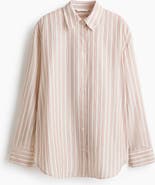 H&M Oversized Lyocell-blend Shirt