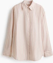 H&M Oversized Lyocell-blend Shirt