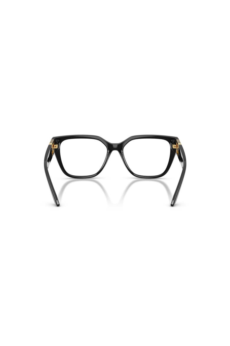 52mm Square optical glasses, Alternate, color, Black