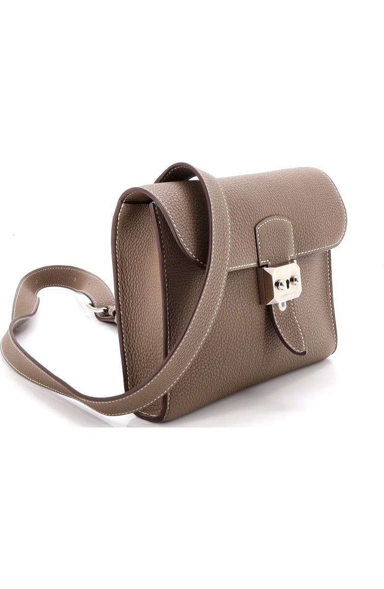 Pre-Owned Hermes Sac a Depeches Messenger Bag Togo 21, Alternate, color, Etoupe