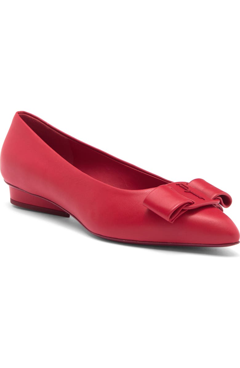 FERRAGAMO Viva Bow Ballet Flat, Main, color,