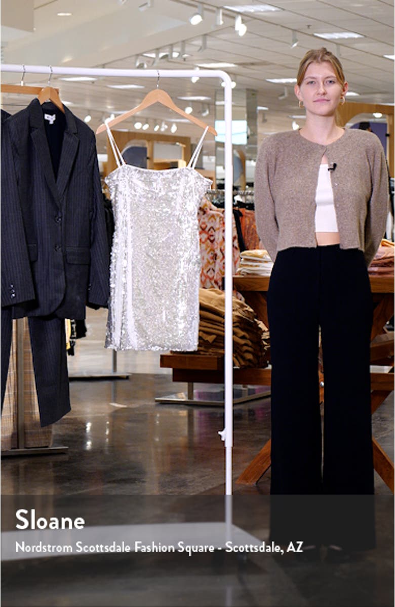 x Jourdan Sloane Paris Sequin Strapless Minidress, sales video thumbnail