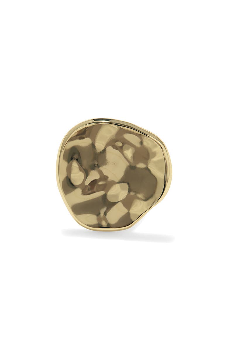 WeWoreWhat Hammered Plate Ring, Alternate, color, 