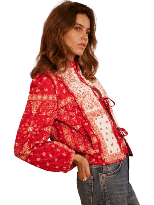 Mint Velvet Quilted Print Jacket