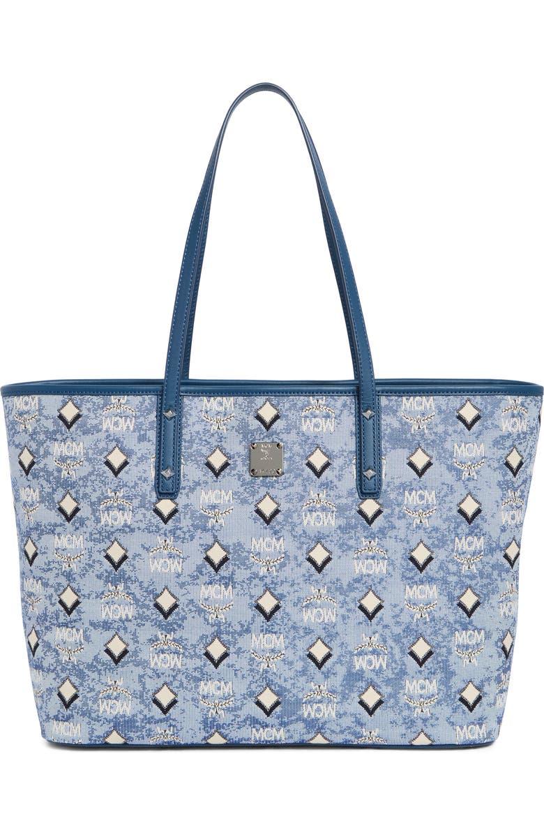 MCM Aren Tote, Main, color, Blue