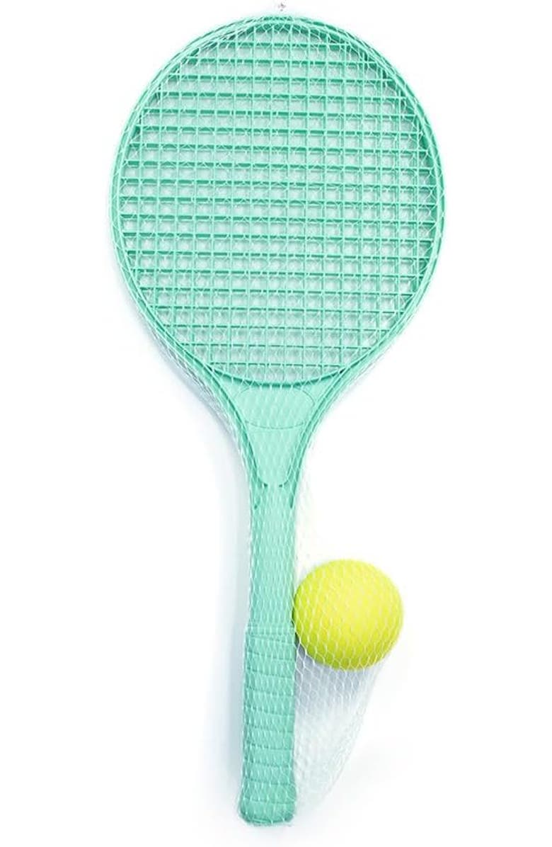 Miniland ECO Rackets with Ball, Alternate, color, Blue-Green