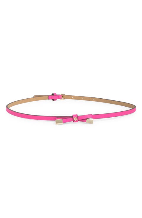 8mm shoestring bow belt