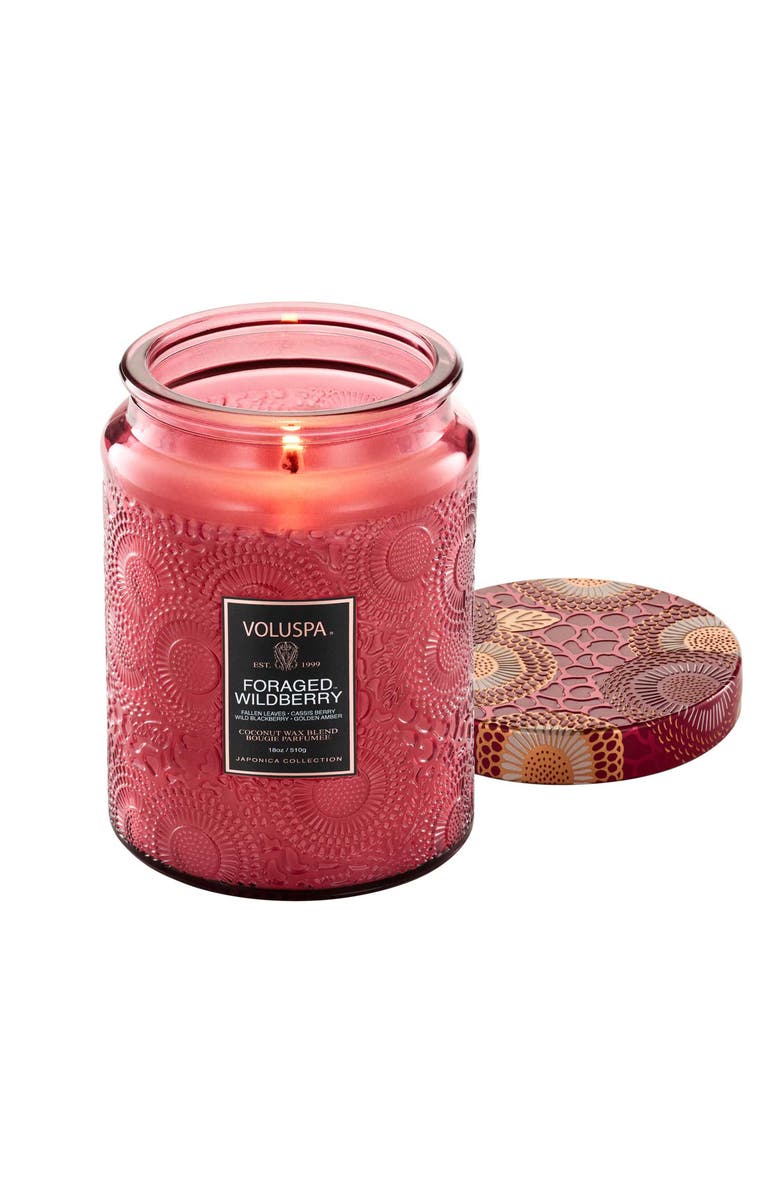 Voluspa Foraged Wildberry Large Jar Candle, Alternate, color, Foraged Wildberry