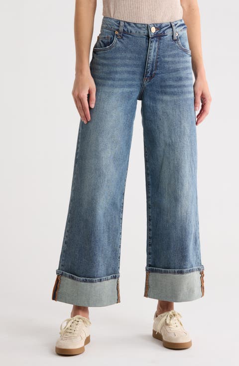 Sabrina High Waist Slouch Wide Leg Jeans (North Antioch)