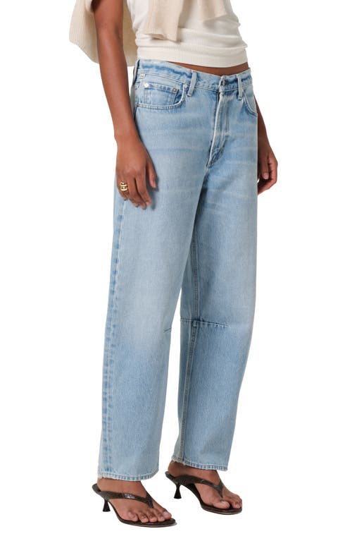 Citizen Of Humanity Citizens Of Humanity Miro High Waist Barrel Jeans In Gemini (light Indigo)