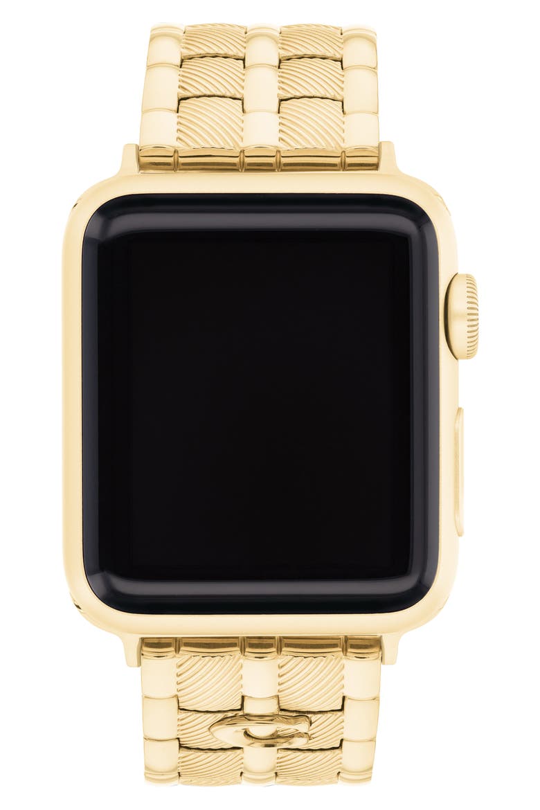 Mesh Apple Watchband, Alternate, color, GOLD