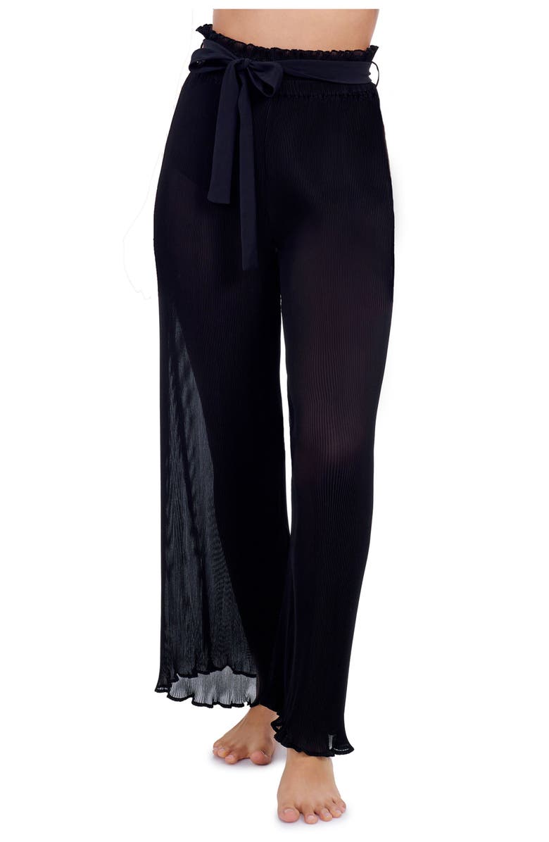 Profile by Gottex Tutti Frutti Pleated Sheer Pant, Main, color, 