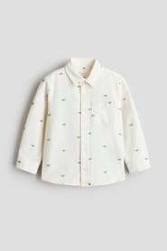 H&M Embroidered Oxford Shirt