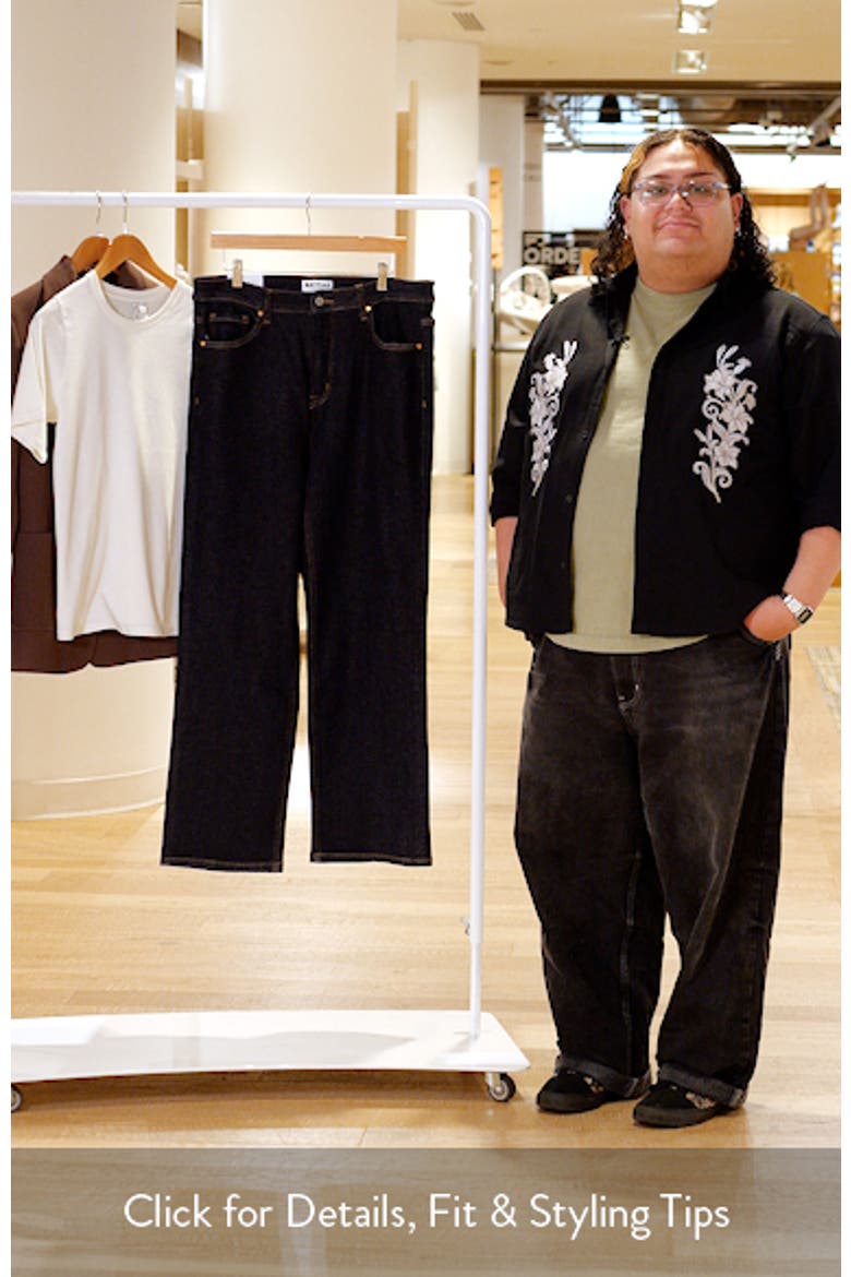 High Waist Straight Leg Jeans video