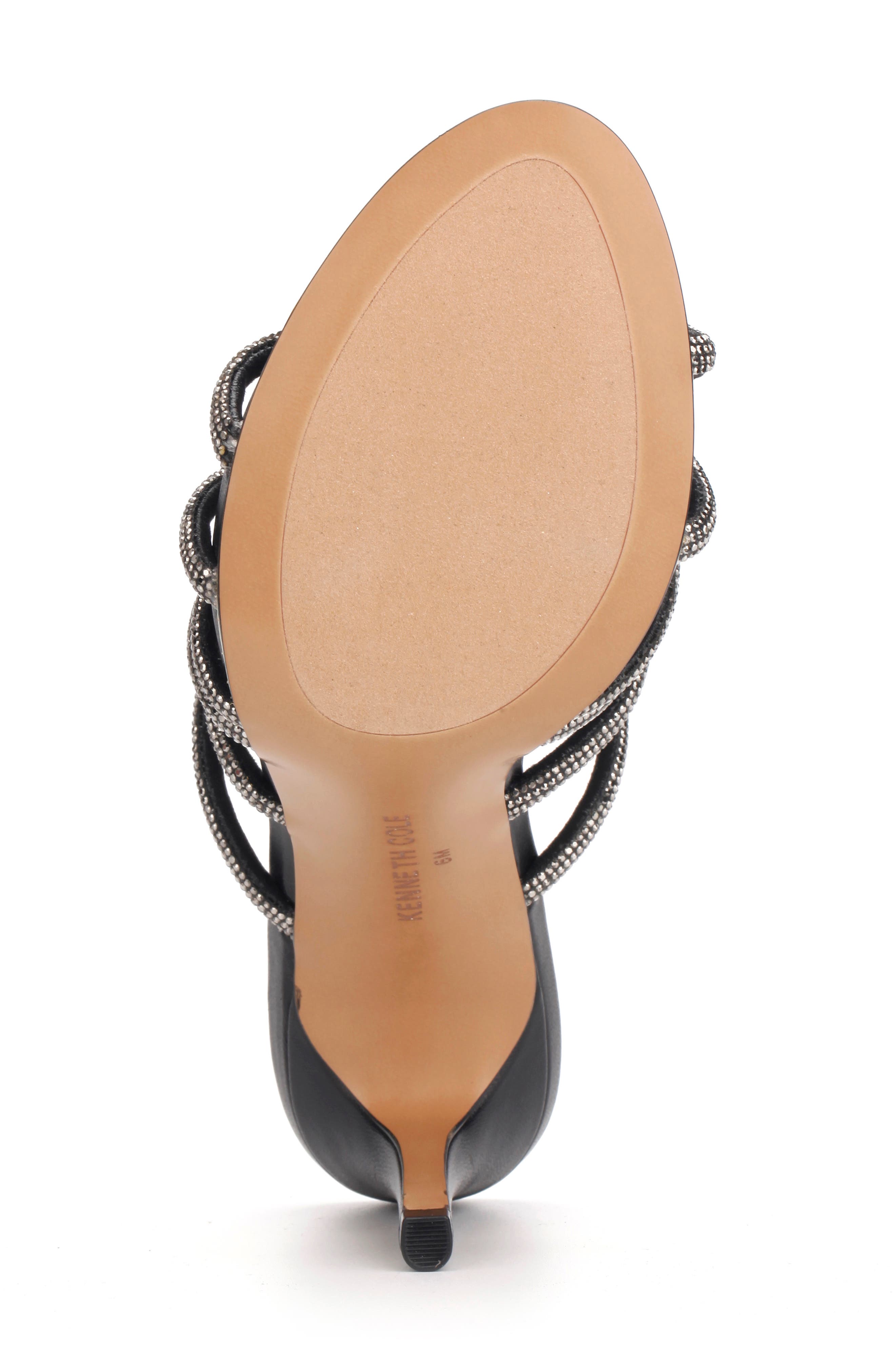 Kenneth Cole New York Brooke Jewel Twist Sandal, Alternate, color, Hematite