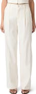 PAIGE Westin Pleated Straight Leg Pants