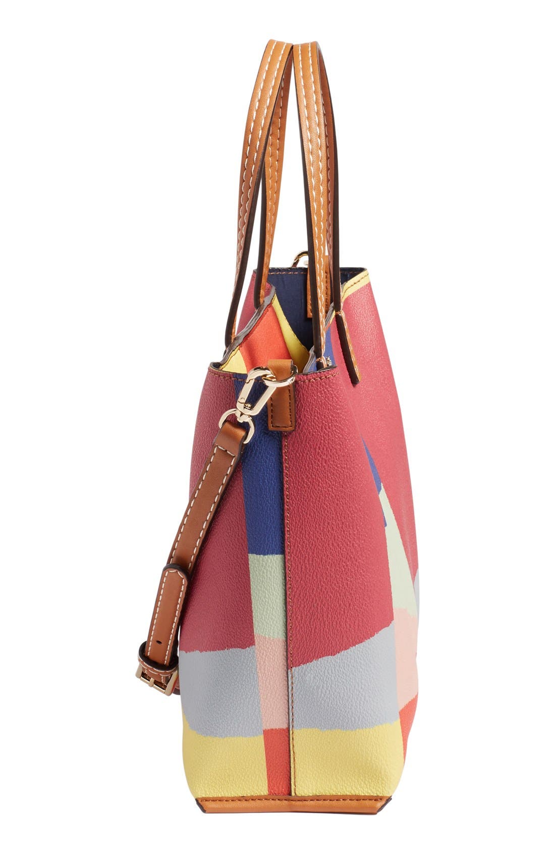 'Small Kerrington Square' Tote, Alternate, color, RED CANYON COLORSCAPE