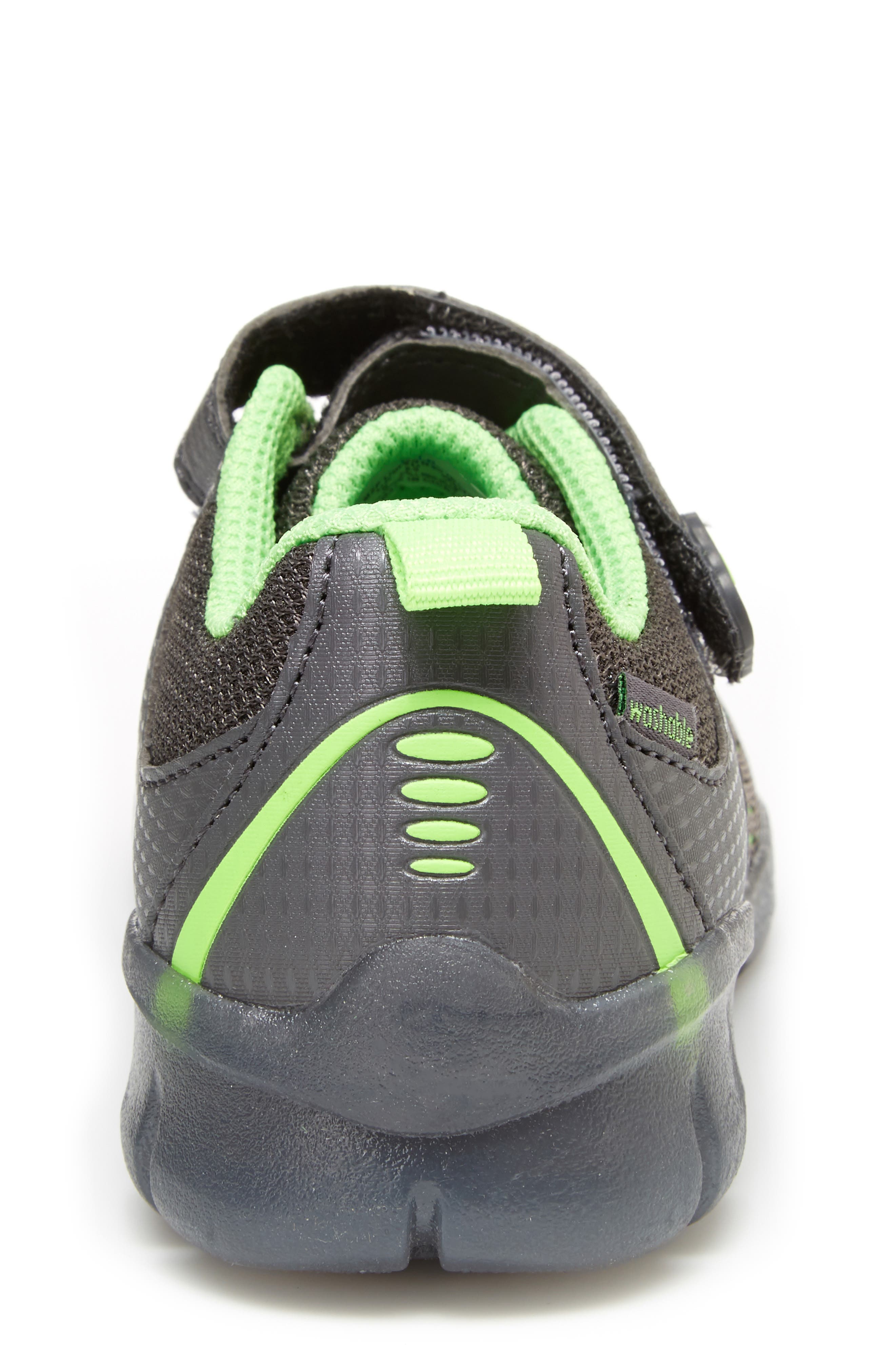 M2P Lighted Neo Sneaker, Alternate, color, GREY/ LIME