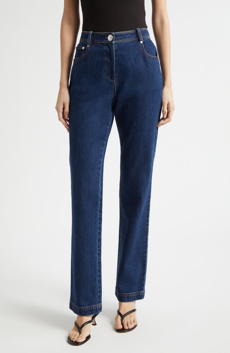 Toccin Cynthia High Waist Cigarette Jeans, Main, color, 