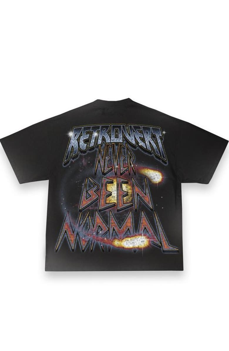 RETROVERT Vert Smiley Tee, Alternate, color, Black