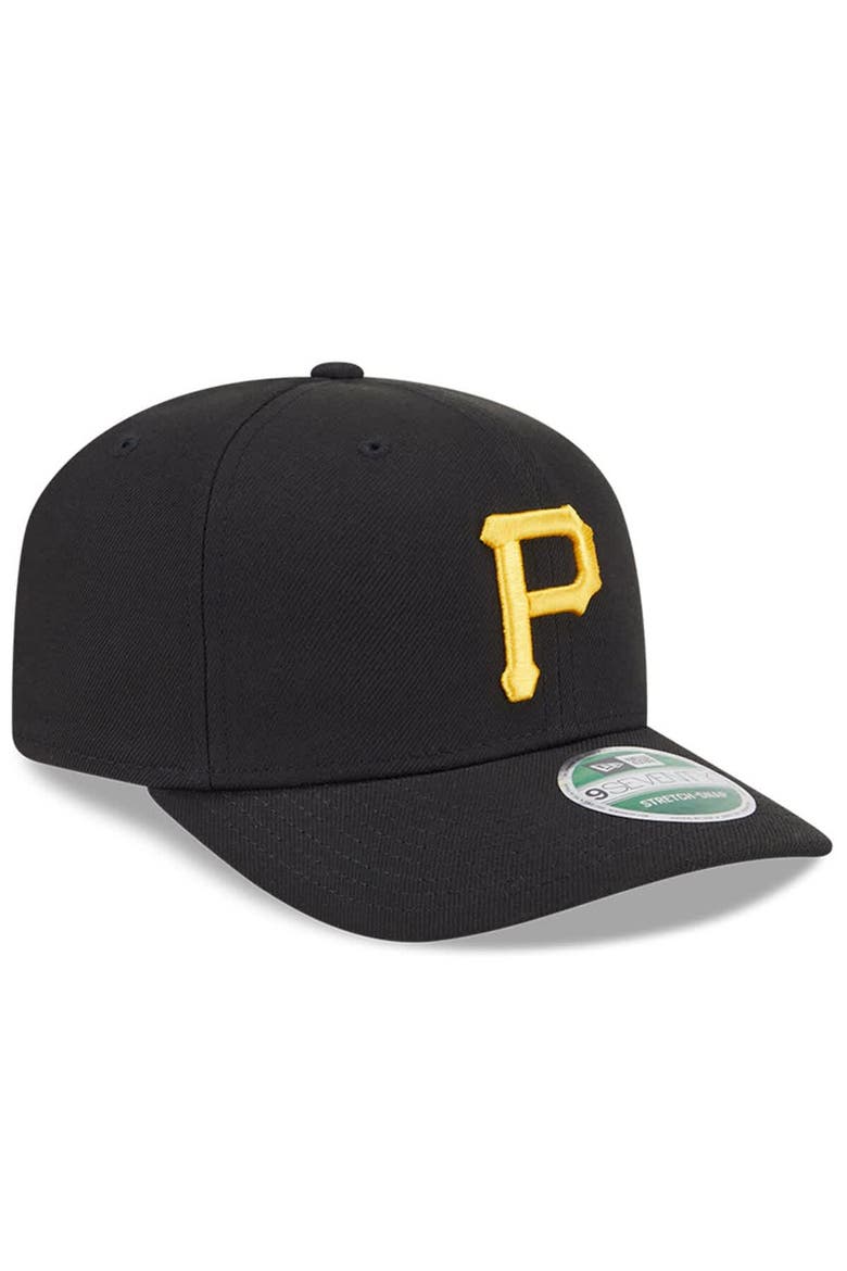 Men's New Era  Black Pittsburgh Pirates Player Replica 9SEVENTY Adjustable Hat, Alternate, color, Black