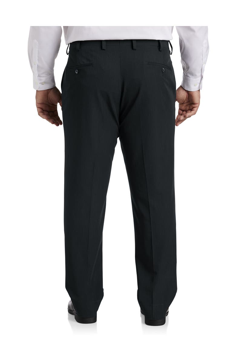 Oak Hill by DXL Big & Tall Easy Stretch Dress Pants, Alternate, color, Black
