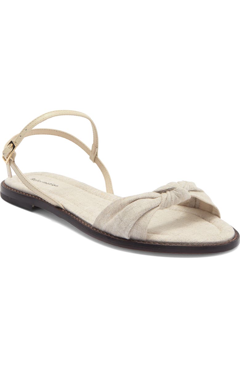 Reformation Cassidy Knot Sandal, Main, color,