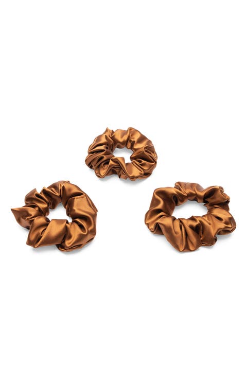 3-Pack Silk Scrunchies