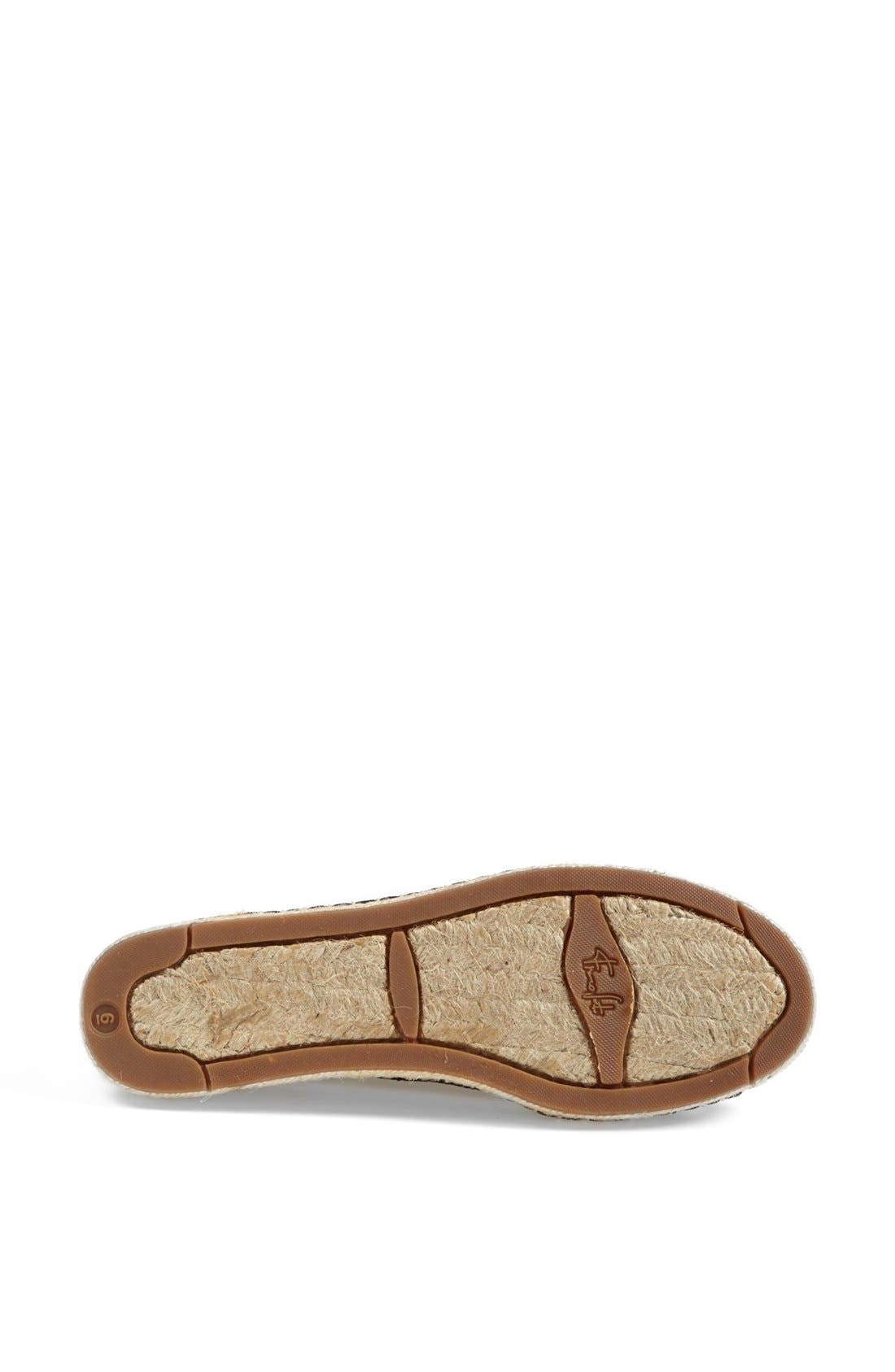 'Whip' Flat, Alternate, color, BLACK STRIPE