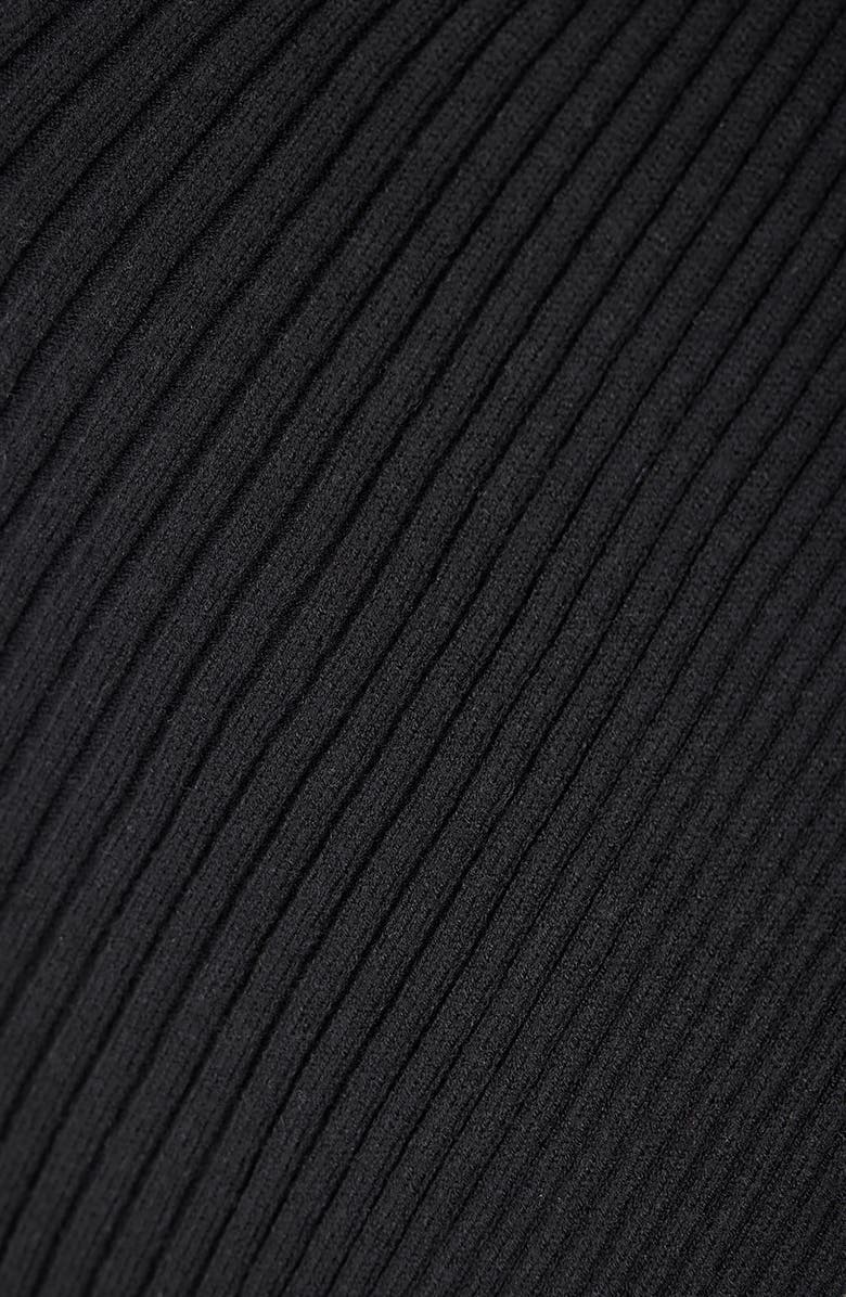 SAACHI Drape Rib Wrap, Alternate, color, Black